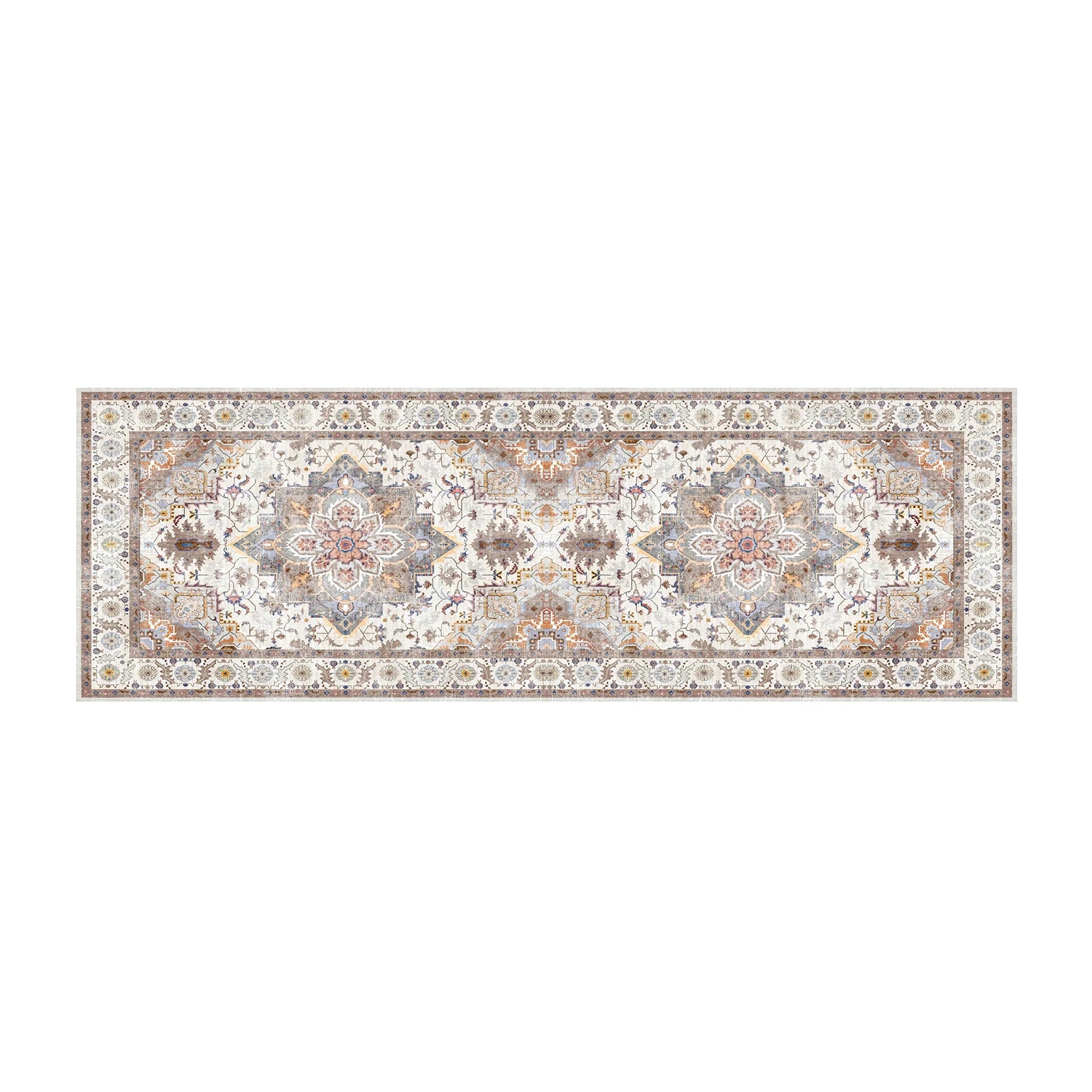 Runner Rug mat Machine Washable Rugs mat Bedroom 2x6 home Non Slip Boho carpet Rugs mat with TPR Backing