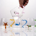 Glass Coffee Mug With 3D Plant  Animal  Inside Cup Cartoon Cocktail Glasses