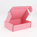 White Kraft Mailer Box Packaging Portable Folding Corrugated Cardboard UV Coating Matt Lamination Features Embossing Portability