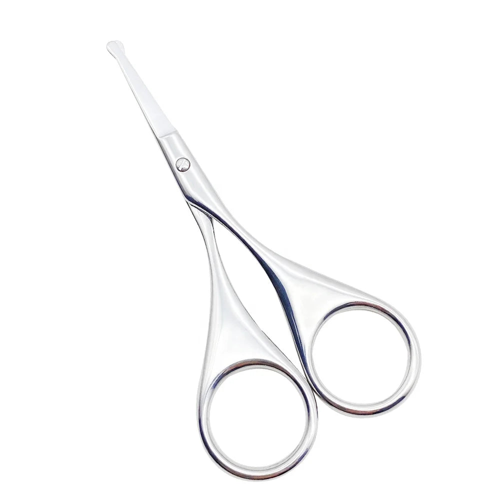 Salon Professional Cheap Priced J2 Steel Barber Hair Cutting Scissors Mustache Beard Scissors