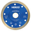 HERZO 115mm Diamond Saw Blade Hot Press OEM Concrete Granite DIY Grade Wet Cutting Angle Grinder 4.5in Diameter