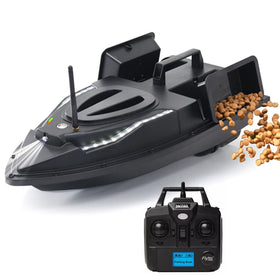 V700 Speed Cruise 500M 2Hoppers Fishing Bait Boat Auto Return Lure Boat with Turning Lights
