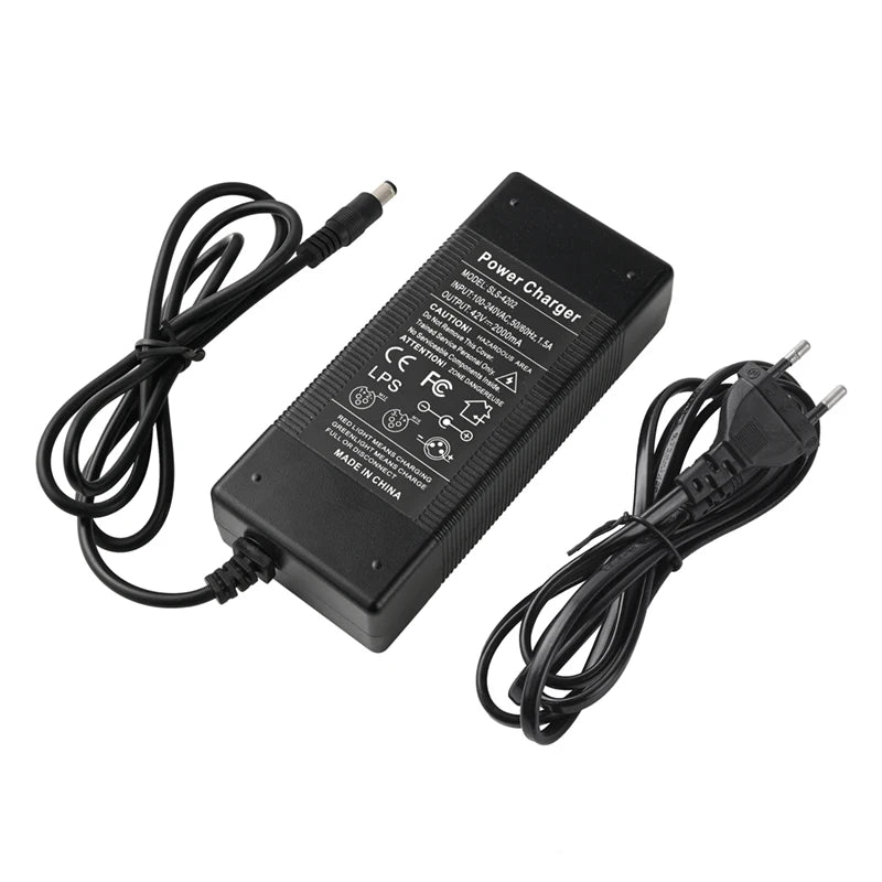 Factory Price EU Plug 42V 2A Lithium Battery Charger Black Europe Standard for Kugoo S1 S2 S3 Electric Scooter Charger