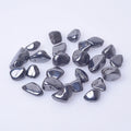 Wholesale Polished Terahertz Crystal Gravel Terahertz Tumbled Stone Magnetic Silver Hematite Crystal for Reiki