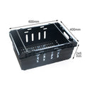 LEADLOONG Solid Box Supermarket Baskets Storage Sundries Plastic Stackable Nestable Durable Eco-friendly Book Organizer