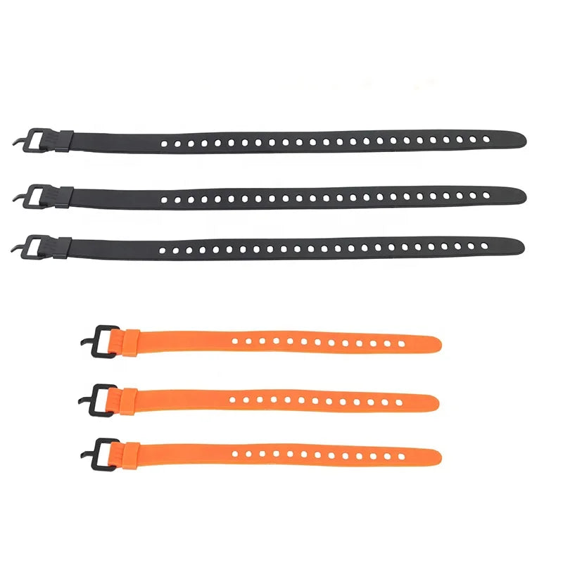 Custom Logo Rubber Ski Hold Strap Utility Strap Ultimate Bike & Ski Strap Durable Strap Cargo Lashing Strap