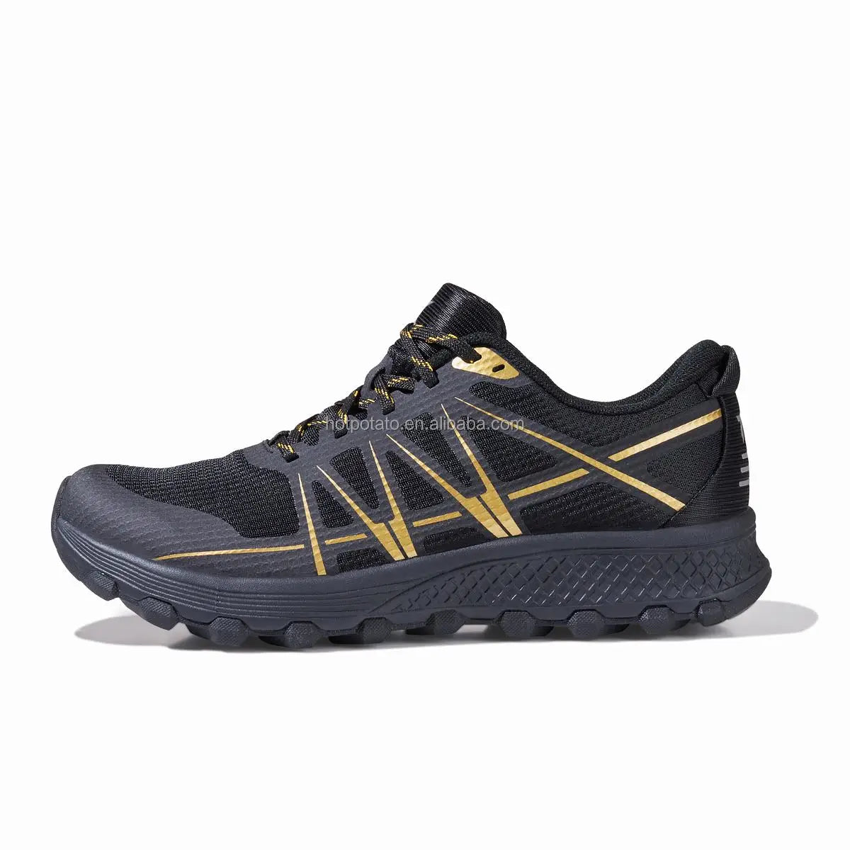HOTPOTATO Men's Trail Running Shoes Top Grade Puncture Resistant Summer Spring Autumn Winter Mesh Upper EVA Midsole Rubber