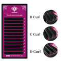 Lashes Supplies 0.05 0.07 0.10 0.15 0.20 0.25 J B C D Curl Volume Lash Individual Extension Eyelash Extension Natural Long
