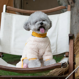Korean Dog Clothes Blanks Classic Print Polyester/Cotton Eco-Friendly Winter Pet Accessories