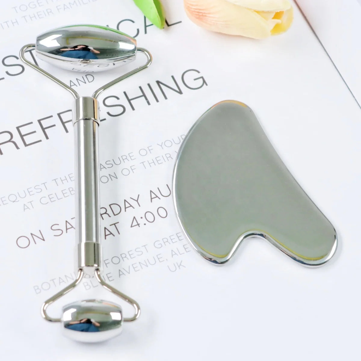 Blood Circulation Enhancing Wholesale Custom Stainless Steel Guasha Set