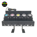 CMKYW Ink tank Continuous Ciss Bulk with Alarm for UV Printers 5 Color Continue Bulk Printer Ink Tank System