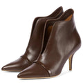Chocolate Brown Booties High Heel Ankle Boots Shoes for Women 2021 Ladies Autumn Shoes