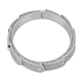 Fashionable Luxurious High-end Zircon Bracelet with Irregular Shape Versatile Niche Bracelet