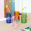 Wholesale Customized Multi-color Wedding Home Decor Bubble Glass Glass Flower Decoration Vases