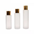Luxury White PET Plastic Bottle Caps Custom Capacity OEM/ODM for False Eyelashes Shampoo Face Masks Lotion Wigs Skin Care Serum