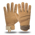 Motorcycle Safety Gloves Hiking Full Finger Tactical Leather Gloves