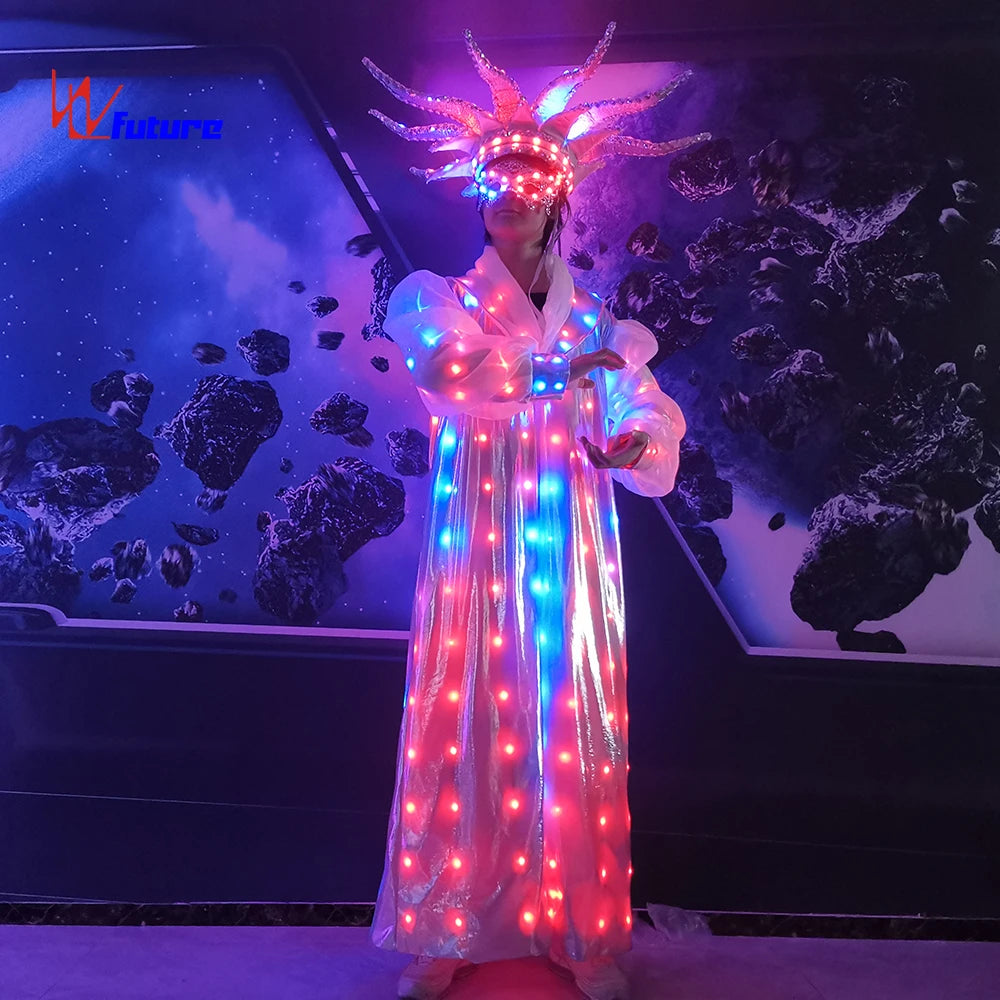 Parade Clown Costume 1 Piece Customized Adults Sets Performance Fancy Dress Costumes for Adultadultsan Skirts Sets Women