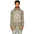 OEM Long Sleeve 100% Nylon Taupe Packable Taped Seams Track Jacket Men's Blue Windproof Logo Jacket
