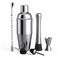 6 Piece Cocktail Shaker Set Bar Tools Stainless Steel Cocktail Shaker Set Bartender Kit Bar Accessories