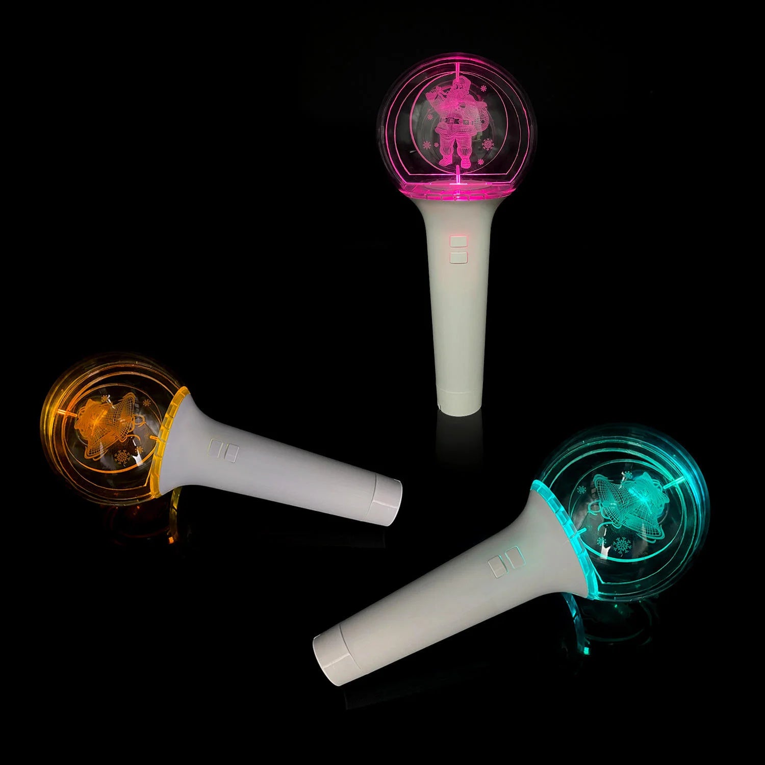 Custom Logo Concert LED Glow Sticks 24-Color Remote-Controlled Glow Sticks Concert Glow Sticks