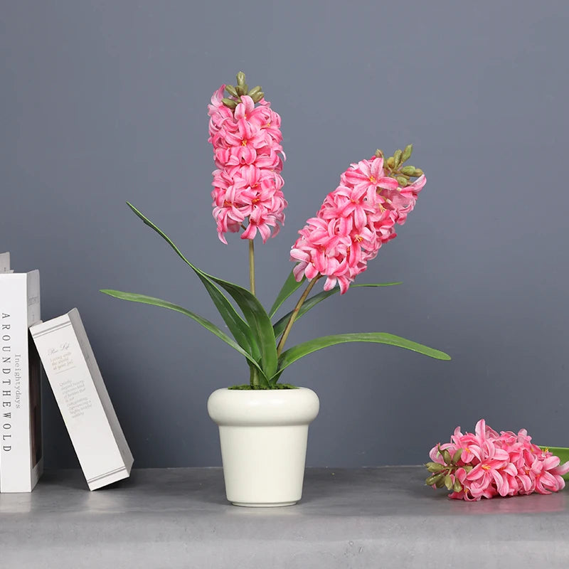 Well Designed High Quality Factory Price Artificial Hyacinth Orientalis Wedding Holiday Home Decoration