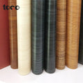 TOCO Self-Adhesive PVC Wood Grain Vinyl Wrap Modern Design Decorative Film for Furniture Cover Application Bathroom Paper Roll