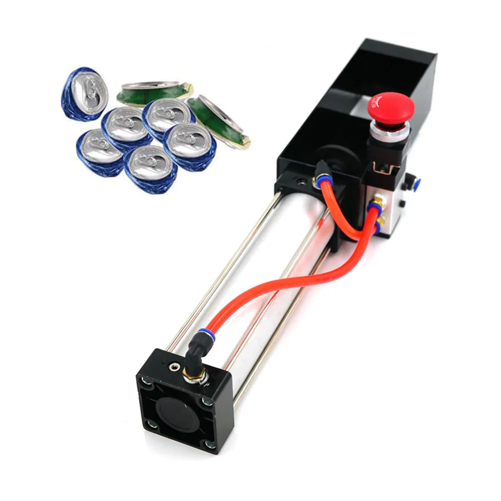 Aluminum Home Use Heavy Duty Automatic Pneumatic air Hydraulic Metal Bottle Opener Beer Can Crusher