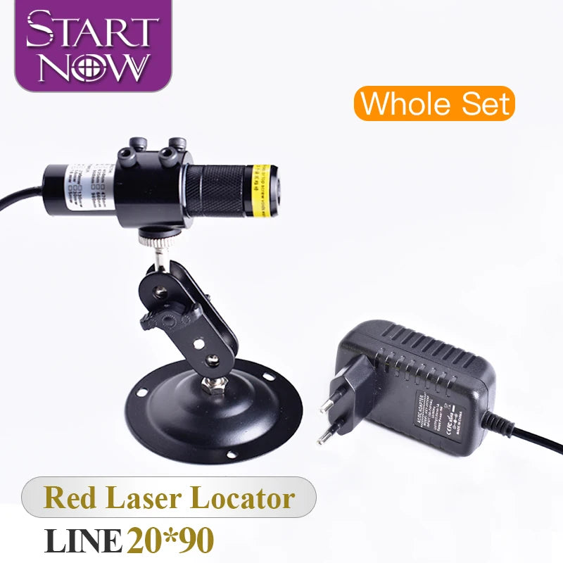 Set 20*90 660nm With Battery Case Laser Module Diode Alignment Red Light Laser Line Locator for Woodworking Machine Positioning