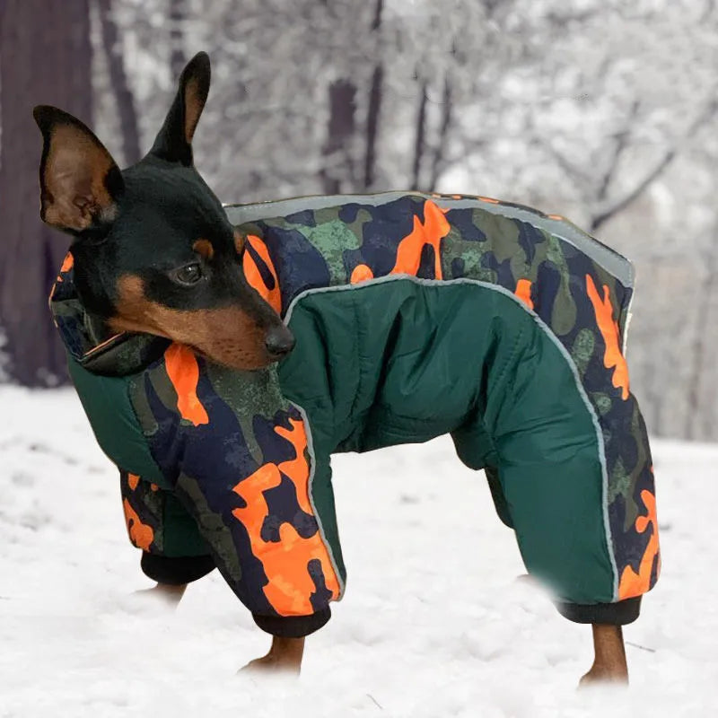 Wholesale Winter Male Female Dog Warm RECOVERY SUIT Jumpsuit Clothes