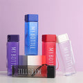 Professional Customization Transparent Rectangle Cubic Gym Drink Bottle