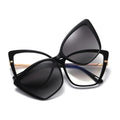 Sparloo 95340 2 in 1 Magetic Polarized Sunglasses Clip on Blue Light Blocking Glasses Optical Frame