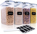 Hot Sale PP Food Tank Kitchen Storage Grain Cereals Press Cover Transparent Seal Food Storage Containers for Kitchen