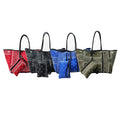 Fashion Travel Neoprene Multipurpose Womens Handbag Beach Tote Bag with Inner Zipper Purse Hasp Casual Tote Jinyi Paisley JY8244