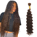 Hot Sales 22inch 30inch Synthetic Deep Twist Boho Curls Crochet Hair Extensions Hair Bulk Deep Wave Crochet Hair Kinky Curly Wig