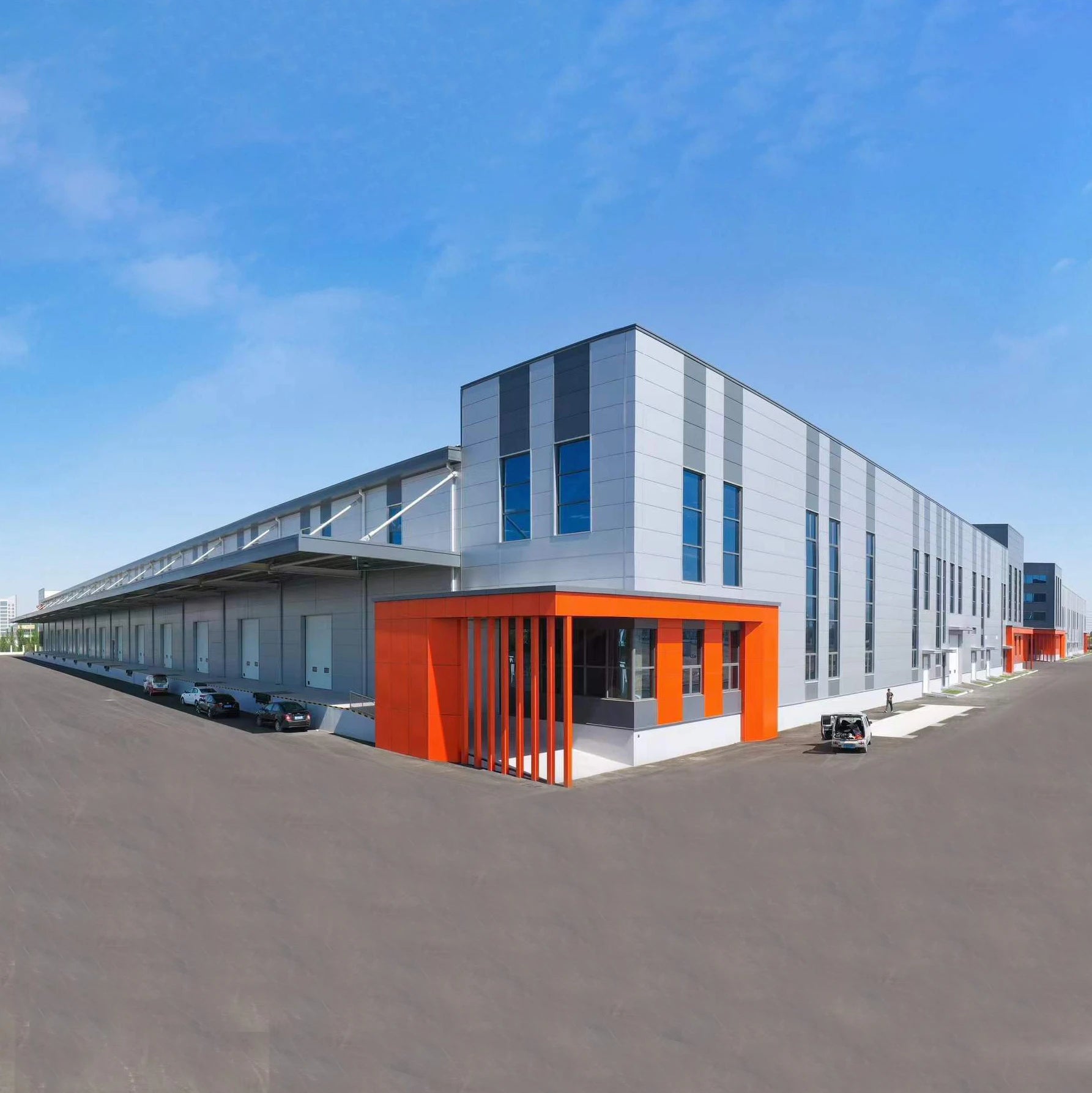 Prefabricated Steel Warehouse Build Office in China Modular Warehouse Office Prices