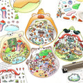 3 Stickers Per Pack Home of the Munchkin Series Creative Miniature Scene 3d Stickers