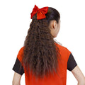 Good Looking Wrap Around Bow Ponytails Long Wavy Ponytails with Bow Tie