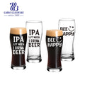 17 oz Machine Blowing Custom Logo Shaped Printing Nonic Pint Craft Beer Classic Large Capacity Beer Stein Glass Cup