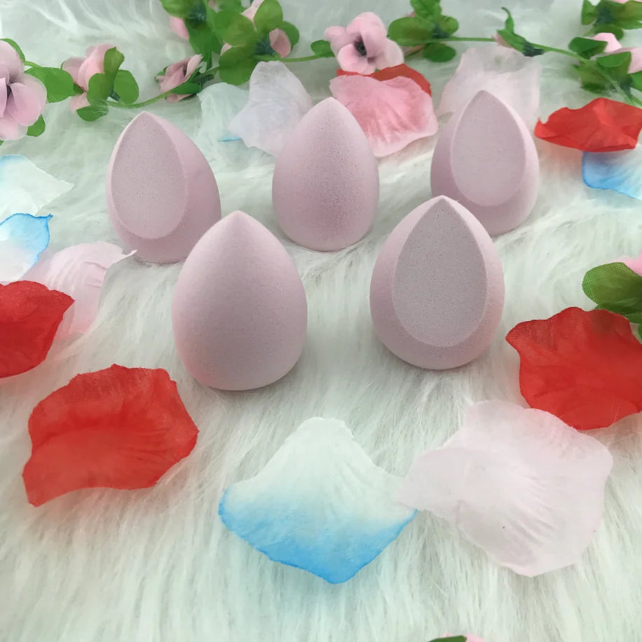 New Arrivals FLY Non Latex Material Makeup Sponge Puff Multifunctional Colorful Pattern Teardrop Foundation Sponge Washable