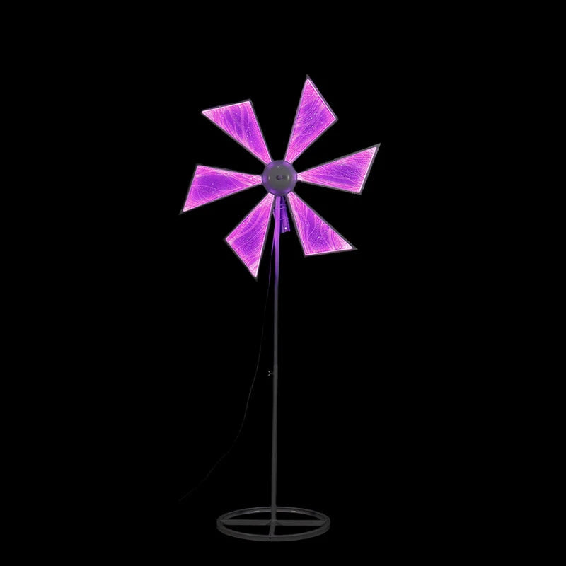 I854 Electric Luminous Flowing Water Windmills Large Banquet Hall Decoration Props Enhance Romantic Decoration Light