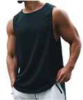 Men's Singlet Sleeveless Mesh Vests Fitness Gym T Shirt Quick Dry Breathable Custom Men Tank Tops