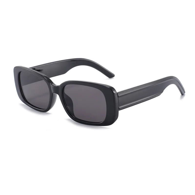 Rectangle Women Retro Sun Glasses Vintage Fashion Narrow square Sunglasses