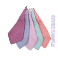 Quick-dry Muslin Burp Cloths Bamboo Cotton Soft Newborn Baby Face Towel Newborn Wash Cloth 5pcs/Set