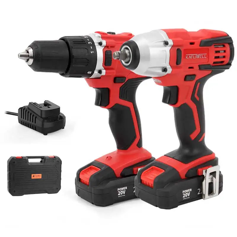 KAFUWELL PA4963A Hand Tool Electric Tools Multi Functional Electric Cordless Drill Set Tool Set Diy