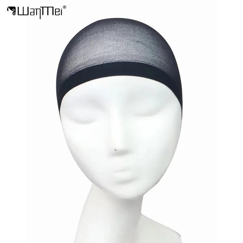 Wanmei Hair Accessories Ventilated Wig Hat for Making 2pcs/pack Hair Nets for Wigs Stretch Mesh Wig Hats