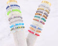 New Fashion Frosted Stone Colorful 8mm Shiny Faceted Crystal Glass Beads Pave Ball Charm Women Bracelet