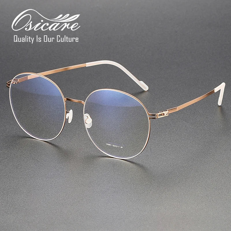 Premium Custom Luxury Eyewear Optical Computer Classic Men Screwless Name Brand Myopia Eyeglasses Eye Glasses Spectacles Frames