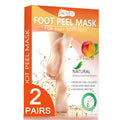ALIVER Natural Peach Nourishing Hodaf Foot Masking Peel Whitening Efero Exfoliating Foot Mask