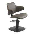 Wholesale Salon Furniture Dark Gray Leather Makeup Styling Chairs for Lady