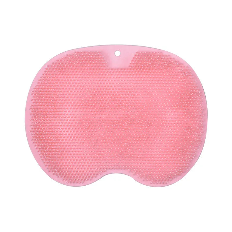 Shower Foot Scrubber Mat with Non-Slip Suction Cups Cleans Smooths